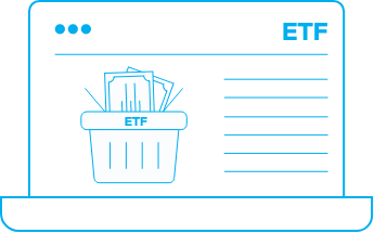 The ETF is described as a basket of different products offered as one product.