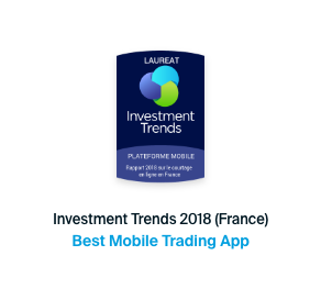 Awarded best mobile trading app 2018 by Investment Trends